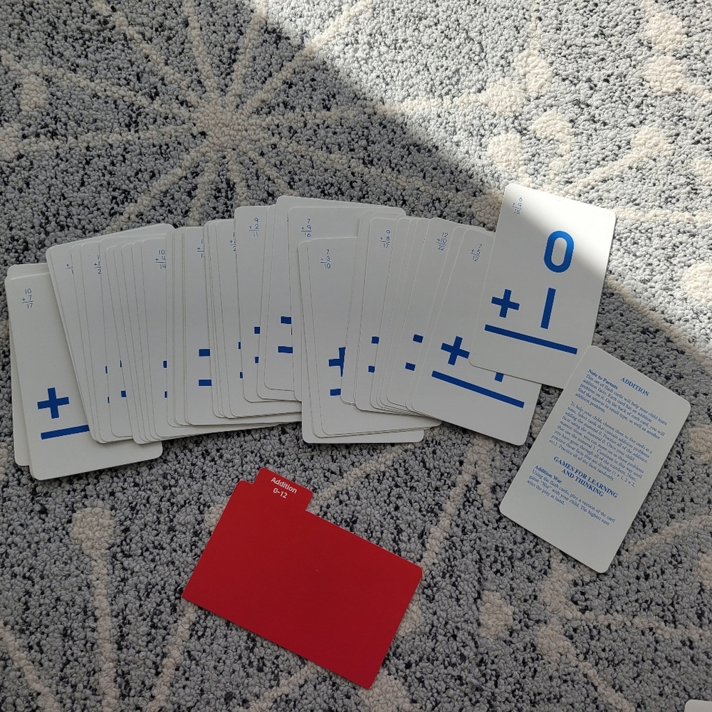 Math Flash Card Set & Subtraction Cards - Picture 11 of 12
